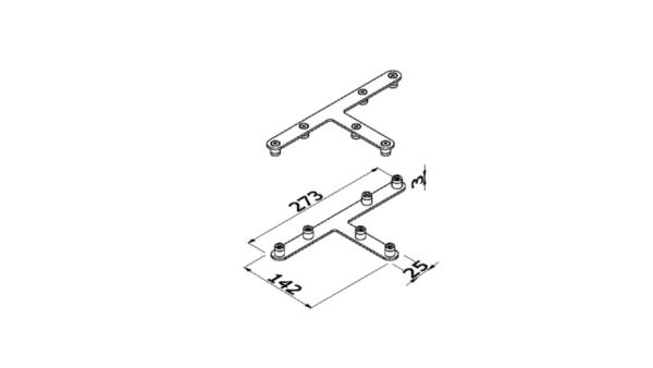 ALUVISION Connecteur 6P T90° LS30 C