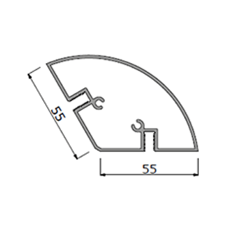 ALUVISION C60-corner A1 profile